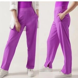 Athleta Brooklyn Heights Vienna slim pants in purple size 12